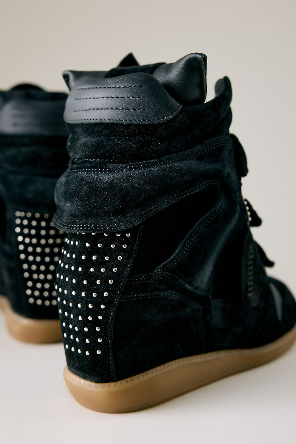 Baskets compensées en daim Jaeyy Bronx