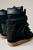 Baskets compensées en daim Jaeyy Bronx
