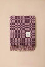 Couverture en laine d'agneau jacquard TBCo