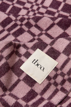 Couverture en laine d'agneau jacquard TBCo