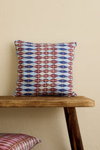 Coussin à imprimé numérique géométrique