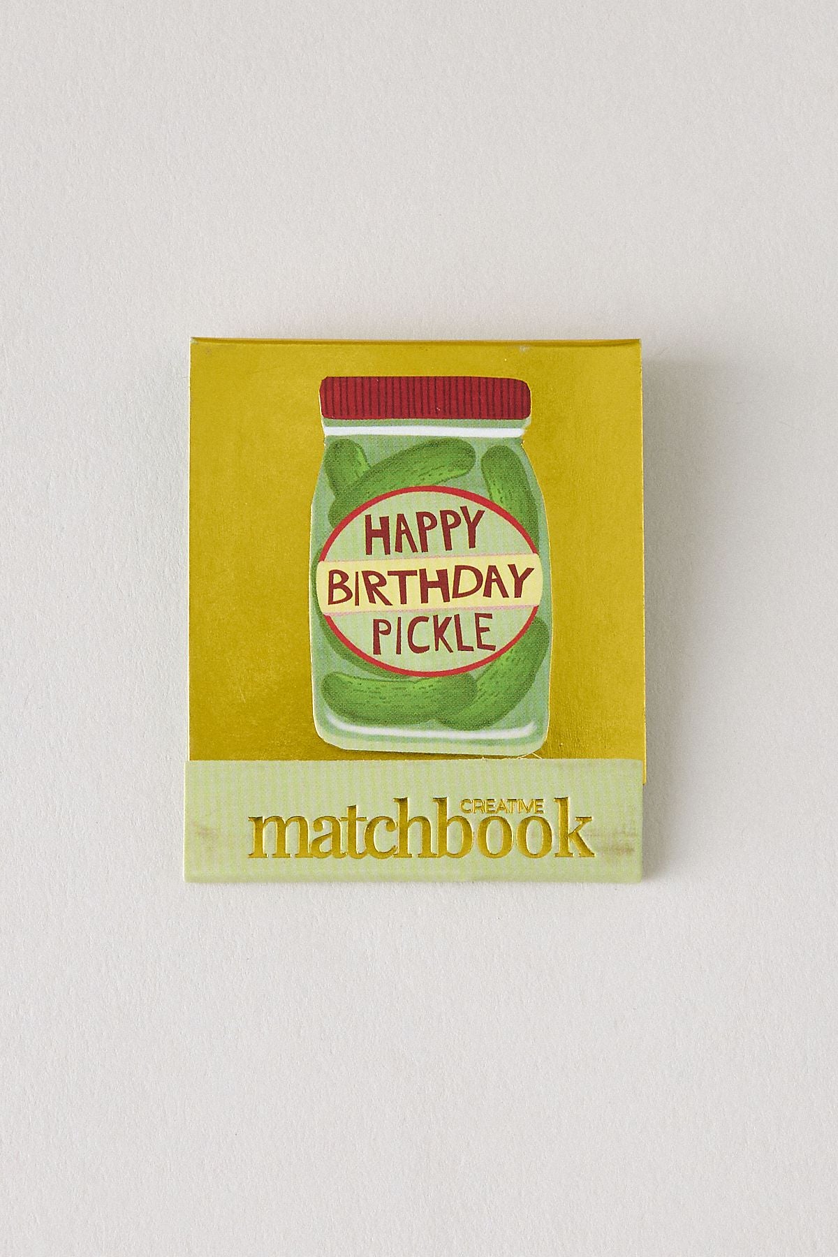 Pochette d'allumettes Happy Birthday Pickle